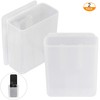 [2 Pack] Universal Remote Control Holder 7x6x3cm, Wall Mount Media