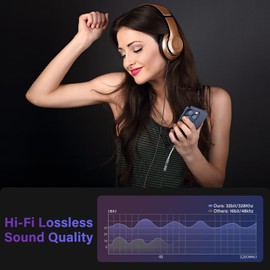 Subynanal USB C to 3.5mm Audio Adapter 32bit/384KHz, USB Type C Dongle HiFi DAC Amplifier for Android/iOS/Windows/Mac