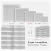 HVAC OV 8" x 8" (Outer Size) Square Air Vent