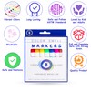 Color Swell Washable Markers Bulk Pack 2 Sets 8 Count