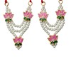 Set of 2 Moti Mala Lotus Design Set for Laddu