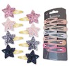 ZEPIQOR Pack of 18 Cute Star Hair Clips Metal Hair