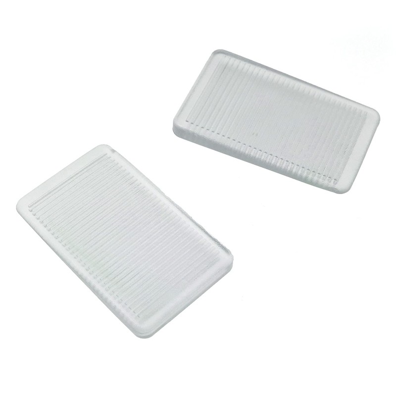 RLECS 8PCS Rubbery Clear Table Shims Door Shims Bookcase Shims