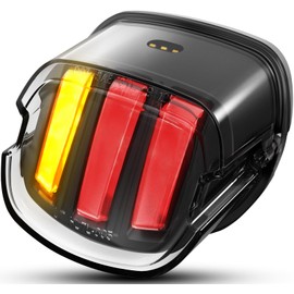 Luz trasera LED para Harley [diseño de garra de águila] Aprobado por DOT con luz de freno de marcha izquierda y derecha compatible con Harley Sportster Dyna Softail Touring Road Glide Road King, 1