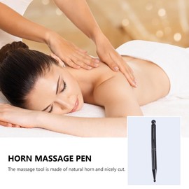 Beavorty 1 Stück Massage-Stift, Horn, Ox, Massage-Therapie, multifunktional, für Gesicht, Hals, Schönheitspflege und Spa