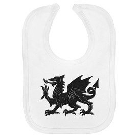 Azeeda 'Welsh Dragon' Soft Cotton Baby Bib (BI00061818)