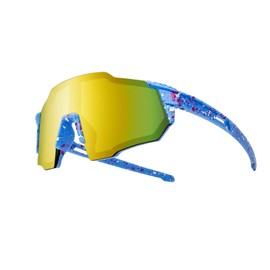TTOAOKE Kids Sunglasses Youth Baseball Glasses for Sports & Cycling Lightweight Anti-Glare Softball Goggles for Boys & Girls (BF020)