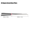 45 Degree Curved Nose Pliers with Long Handle Steel Pliers