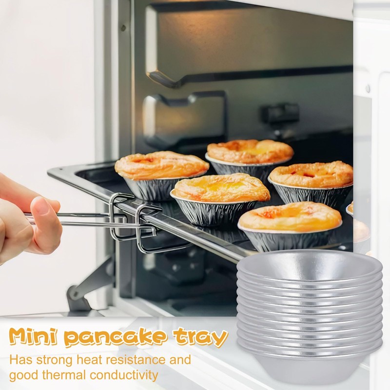 WUERKIYA 20 Pcs Yorkshire Pudding Tray, Mini Muffin Tray, Aluminium