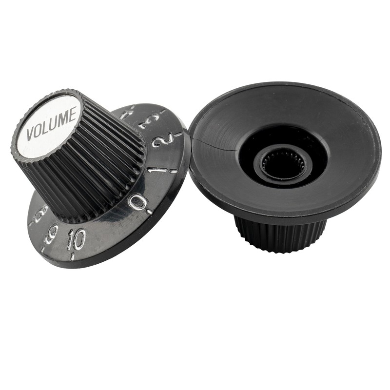 Musiclily Pro Fine 24 Splines Witch Hat Knobs Top Hat