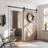 SMARTSTANDARD 8.2 FT Barn Door Hardware Kit -Sliding Barn Door