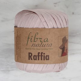 Fibra Natura Raffia Yarn, %100 Cellulose Rayon, Paper Macrame Cord, 40g 1.41 oz 90m 99yd, Natural Raffia Straw, Basket Yarn, Home Decor Yarn, eco-Friendly Yarn (16)