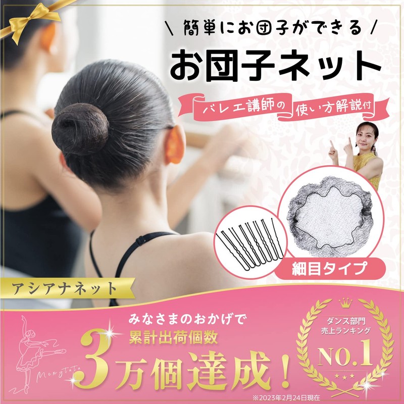 Asiana Net Chignon Net, 10 Sheets with Instructions (English Language