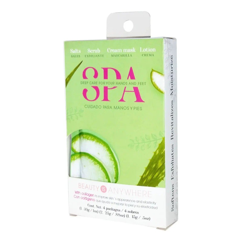 Kit Spa Sales Y Crema Hidratante Mani Y Pedi ,