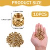 Knurled Insert Nuts,100pcs M3 Heat Set Inserts 3D Printing M3