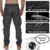 Men's Cargo Pants Casual Military Tactical Rip Stop Work Cotton