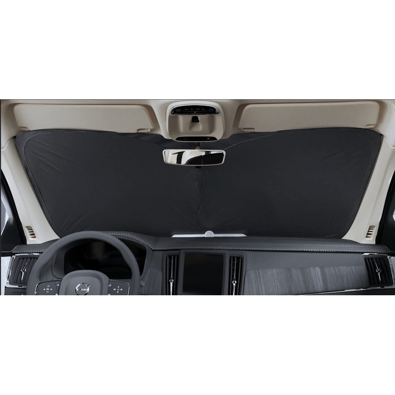 Autotech Park Foldable Sunshade Compatible with 2022-2024 Hyundai Santa Cruz,