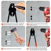 Enenes 2 Pack Steel Wall Mount Hooks, 7.3 Inch Garage