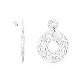 SOFIA MILANI - Women's Earrings 925 Silver - Ornament Earrings - 21050, Sterling Silver, No Gemstone