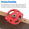 Sutekus Dowel Jig Drill Guide, Vertical Pocket Hole Jig Kit,