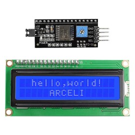 ARCELI IIC I2C TWI 1602 LCD Module Display, Serial 16 x 2 Display Modules, Compatible with Raspberry Pi Pico
