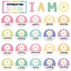 FYSUIMU 25Pcs Spring Pastel Daisy Affirmation Station Bulletin Board Set