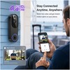 Wireless Video Doorbell Camera for Front Door Monitoring – 2.4G