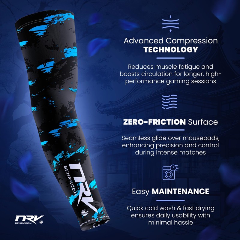 NRV Gaming Compression Sleeve - Legacy Edition - Optimize Your