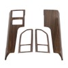 Voodonala Wood Grain Inner Accessories Conditioner Central Control Trim Kit