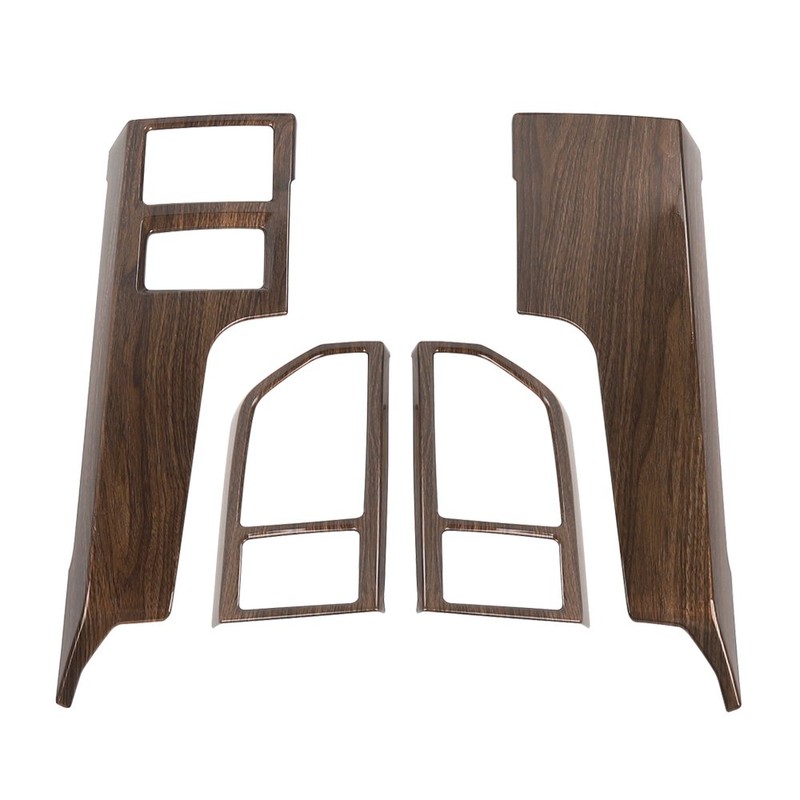 Voodonala Wood Grain Inner Accessories Conditioner Central Control Trim Kit