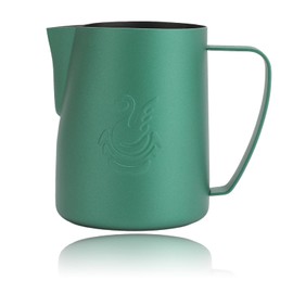 Milk Frothing Pitcher 480ml Milk Pitcher with Sharp Spout, Stainless Steel Milk Frothing Jug, Milk Frother Cup, Stainless Steel Espresso Milk Pitcher