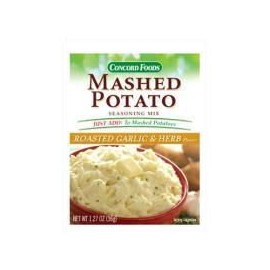 Concord Mashed Potato Garlic & Herb Seasoning Mix, 1.27-ounce Pouch