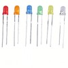 waves 0.1 inch (3 mm) Cannonball Shape LED 6 Colors,