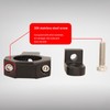 HOUSE TUNING Tube Clamp 0.75inch 0.875inch 1.0inch 1.125inch1.25inch, Universal 360