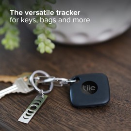 Tile Mate + Lost and Found Labels - Bluetooth Tracker for Keys, Bags and More; QR Scannable Labels for Laptops, Water Bottles, Kids Toys, Headphones and More. iOS and Android Compatible