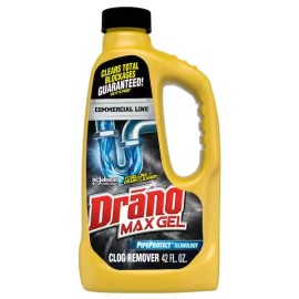 Drano Max Gel Clog Remover, Commercial Line, 42 Oz