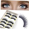 Beavorty 5pairs Cross Thick False Eyelashes Natural Look for Makeup