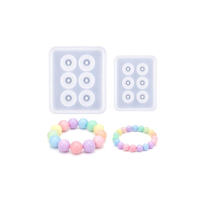 Moldes de silicona con agujeros, Sphere Ball 2 in set,