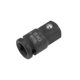 sourcing map 1/4" Drive (Female) x 3/8" (Male) Impact Socket Adapter for Use with Air Impact Wrenches, Breaker Bars, Ratchets, CR-MO Steel