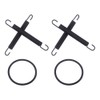 Motorcycle Exhaust Pipe Muffler Spring Exhaust Gaskets O-Ring Kit Stays
