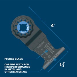 Bosch OSL134C 1-3/4 in. Starlock® Oscillating Multi Tool Carbide Plunge Cut Blade