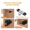 Kopinma Push Latch Heavy Duty 4 Pack Push to Open