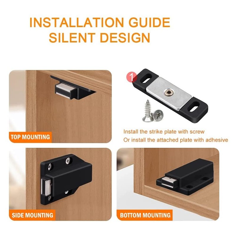 Kopinma Push Latch Heavy Duty 4 Pack Push to Open