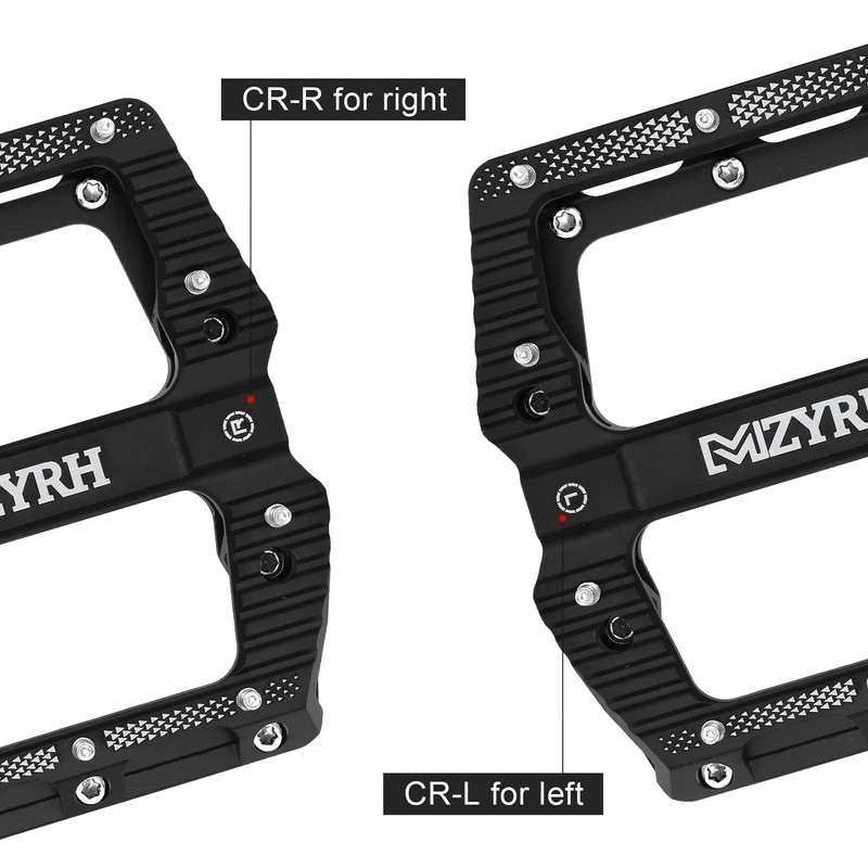 MZYRH Road/Mountain Bike Pedals MTB Pedals Bicycle Flat Pedals 3