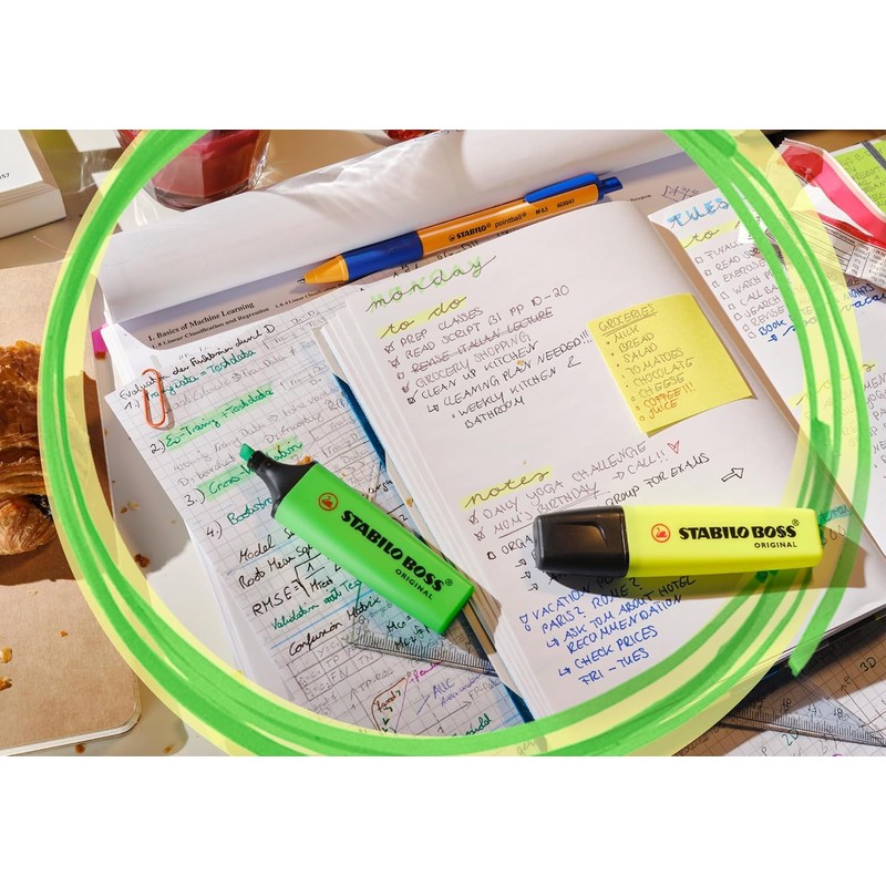 STABILO BOSS ORIGINAL Highlighters - Pack of 8 - Assorted