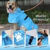Waterproof Dog Raincoat, Reflective Adjustable Hooded Dog Rain Coat, Lightweight
