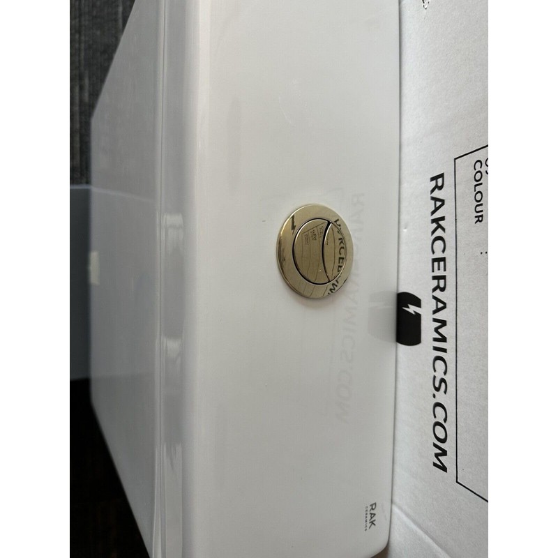 Brushed Brass Effect Dual Flush Toilet Button for RAK Toilets