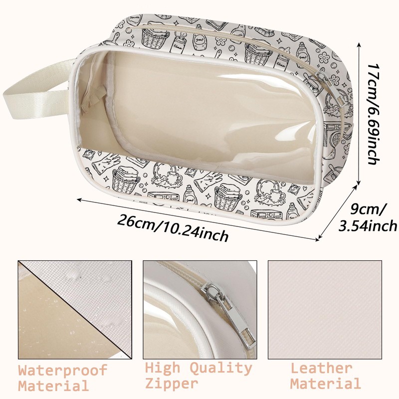 Cleaning is Another Word for Caring Clear Makeup Bag Cleaning