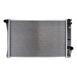 KAX Radiator, CU951 OE Style Bolt-On Aluminum Core Radiator Replacement Camaro, P3500, P30, P20,Firebird2.5L 3.1L 3.8L 5.0L 5.7L, 26-1/4“W, 17-1/4“H, 1-1/4“Inlet, 1-9/16 “Outlet