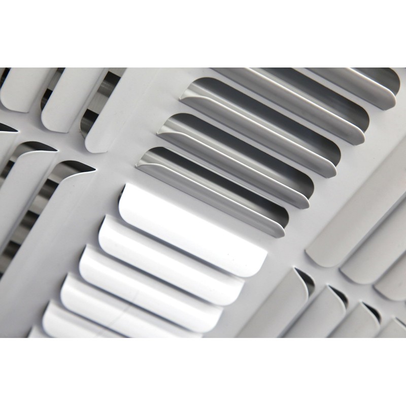 6"w x 6"h 4-Way Fixed Curved Blade AIR Supply Diffuser